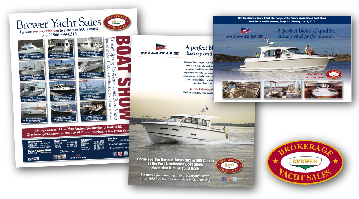 Brewer Yacht Sales Ads